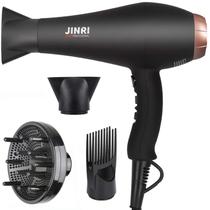Secador de cabelo JINRI 1875W Negative Ionic Fast Dry Low Noise