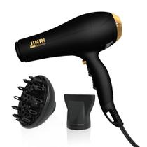 Secador de cabelo JINRI 2000W 3 Heat 2 Speed com difusor e concentrador