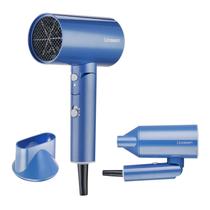 Secador de Cabelo Licoseam 1600W Compacto com Cabo Dobrável Azul Secador de Cabelo Licoseam 1600W Compacto com Cabo Dobrável Azul