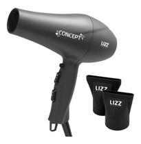 Secador De Cabelo Lizz Concept Cinza 110v