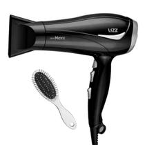 Secador de Cabelo Lizz Duo Maxx Preto 2000W Bivolt + Escova
