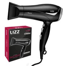 Secador de Cabelo Lizz Duo Maxx Preto 2000W Bivolt