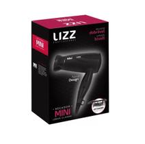 Secador de Cabelo Lizz Mini Preto 1200W Kit Viagem Bivolt Secador de Cabelo Lizz Mini Preto 1200W Kit Viagem Bivolt