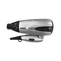 Secador de Cabelo Lizz Mini Viagem Bivolt Dobrável Prata