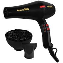 Secador de Cabelo Megastar Beauty 3600 SC226 3.600 Watts 220V ~ 50/60 HZ - Preto Secador de Cabelo Megastar Beauty 3600 SC226 3.600 Watts 220V ~ 50/60 HZ - Preto