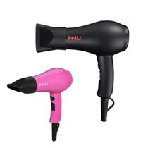 Secador de Cabelo MHD Travel Mini Ceramic Ionic - 1000W, 2 Velocidades