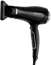 Secador de Cabelo Mondial Chrome Black SCN-04 2000W 220V/60HZ - Preto