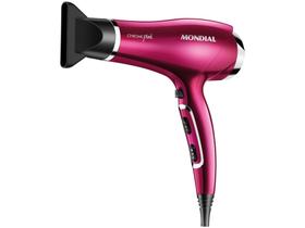 Secador de Cabelo Mondial Chrome Pink SC-36 2000W - 2 Velocidades