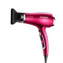 Secador de cabelo Mondial Chrome Pink SC-36 rosa cromo 110V