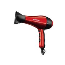 Secador de Cabelo Mondial Infinity Ion 2500W Vermelho 127V - Profissional