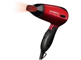 Secador de Cabelo Mondial Max Travel SC10 Vermelho - 1200W
