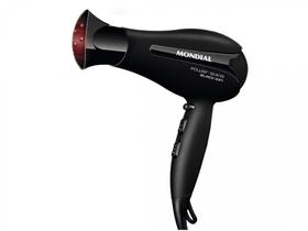 Secador de Cabelo Mondial Power Shine Black - SC-13 Preto Turmalina 2000W 2 Velocidades