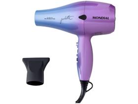 Secador de Cabelo Mondial Profissional Cerâmica - Azul e Rosa 2000W 2 Velocidades By Juliette