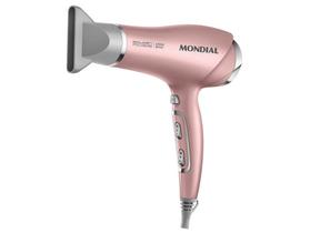 Secador de Cabelo Mondial Tourmaline Íon Golden Rosé 2200W 2 Velocidades SC-32-BI 78010-01