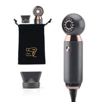 Secador de cabelo Orlif Professional 800W cinza leve e compacto Secador de cabelo Orlif Professional 800W cinza leve e compacto