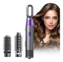 Secador De Cabelo, Pente E Escova Alisadora De Cabelo 3 Em 1