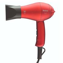 Secador de Cabelo Philco 1000/750W Vermelho Bivolt Titanium Travel Cabo Dobrável 2 Velocidades Íon Secador de Cabelo Philco 1000/750W Vermelho Bivolt Titanium Travel Cabo Dobrável 2 Velocidades Íon