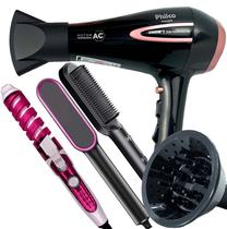 Secador de Cabelo Philco 2100w Ar quente Frio Profissional íons Tourmaline Difusor Modelador Escova 2 em 1 Marca Prosper HQ Secador de Cabelo Philco 2100w Ar quente Frio Profissional íons Tourmaline Difusor Modelador Escova 2 em 1 Marca Prosper HQ