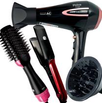 Secador de Cabelo Philco 2100w Ar quente Frio Profissional íons Tourmaline Difusor Prancha Cerâmica BBG Escova 4 em 1 City Secador de Cabelo Philco 2100w Ar quente Frio Profissional íons Tourmaline Difusor Prancha Cerâmica BBG Escova 4 em 1 City