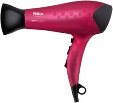 Secador de Cabelo Philco Íons Tourmaline Cherry 2200W 2 Velocidades PSC2350