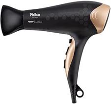 Secador de Cabelo Philco Íons Tourmaline Preto 2200W 2 Velocidades PSC2450
