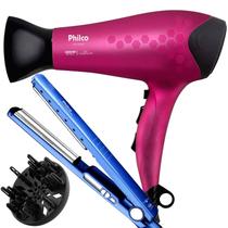 Secador De Cabelo Philco Profissional 2200w Ions Ar Quente Frio Stilo Bivolt Com Difusor Cachos Prancha Titanium 230ºc Progressiva Digital Ultra Secador De Cabelo Philco Profissional 2200w Ions Ar Quente Frio Stilo Bivolt Com Difusor Cachos Prancha Titanium 230ºc Progressiva Digital Ultra