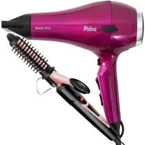 Secador De Cabelo Philco Shine 2000w Profissional Salão Motor Ac Tourmaline Ions Ar Quente e Frio Modelador Cacheador Frizz