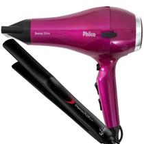 Secador De Cabelo Philco Shine 2000w Profissional Salão Motor Ac Tourmaline Ions Ar Quente Frio Prancha Gama Italy Ceramica 410ºf Plus