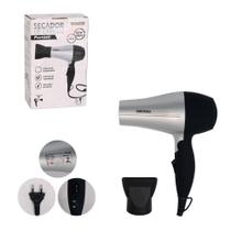 Secador de Cabelo Portátil 1200W 2 Temperaturas Cinza Startools para Uso Doméstico Bivolt Secador de Cabelo Portátil 1200W 2 Temperaturas Cinza Startools para Uso Doméstico Bivolt