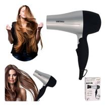 Secador de Cabelo Portátil 1200W Bivolt - Cinza