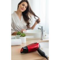 Secador De Cabelo Portátil Dobrável 1200W Bivolt Rápido