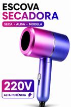 Secador de Cabelo Portátil Dobrável 220V Compacto Mini Secagem Rápida Leve para Viagem Profissional