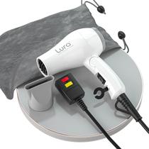 Secador de Cabelo Portátil LURA - Dobrável, 1200W, Bivolt, Rosa