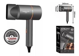 Secador De Cabelo Portátil Profissional Sokany 1200w Potente