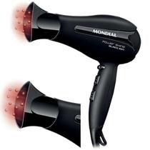 Secador De Cabelo Power Shine Black Turmaline Íon Mondial 2000W SC-13 220V