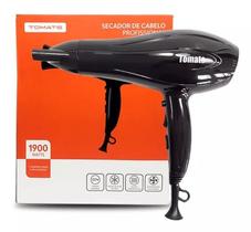 Secador de Cabelo Profissional 110/127V 1900 Watts Preto Tomate MSE-2600A