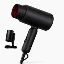 Secador de Cabelo Profissional 1400W Portátil Leve, Potente e Dobrável