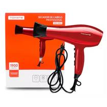 Secador De Cabelo Profissional 1900w 3 Temperaturas Tomate Cor Vermelho 127V