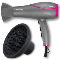 Secador de Cabelo Profissional Bivolt Britânia BSC2200 2100W Com Difusor Cachos