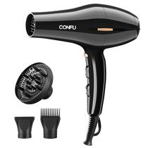 Secador de Cabelo Profissional CONFU 1875W com Difusor - Preto Secador de Cabelo Profissional CONFU 1875W com Difusor - Preto