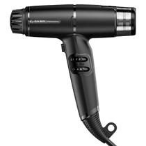 Secador de Cabelo Profissional Gama Italy iQ Lite Max Black 127V Motor Brushless 1650W OxyActive Preto