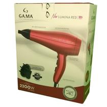 Secador de cabelo profissional gama new lumina red 3d 2200w - 127v