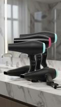 Secador de Cabelo Profissional Iônico 2000W Preto Secador de Cabelo Profissional Iônico 2000W Preto