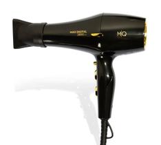 Secador de cabelo profissional mq max digital 2800w íon black - 220v