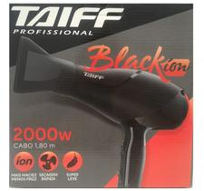 Secador de cabelo profissional taiff black ion 2000w - 127v