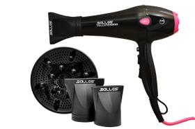 Secador De Cabelo Profissional Volcano4200 / 2400W 220V-Rosa - Salles Profissional