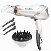 Secador de Cabelo Revlon Infrared 1875W - Máxima Brilho - Branco