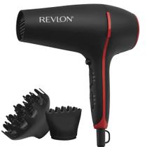 Secador de cabelo Revlon SmoothStay com infusão de óleo de coco 1875 W preto Secador de cabelo Revlon SmoothStay com infusão de óleo de coco 1875 W preto
