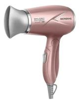 Secador de Cabelo Rose Golden Mondial Potência 1200w bivolt