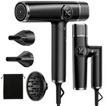 Secador de Cabelo ROUUO 1900W Bivolt Íons 110V-240V Secador de Cabelo ROUUO 1900W Bivolt Íons 110V-240V